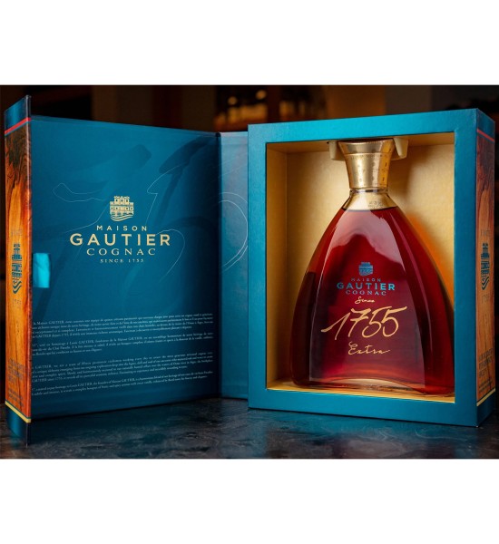 Gautier Extra 1755 Cutie Cognac 0.7L | BauturiAlcoolice.ro